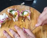 A picture of step 7 of Chaat bites.