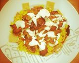 A picture of step 7 of Chicken Shawarma Fatteh.