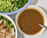 Hình bước làm 3 của món Bún Mắm Nêm Thịt Luộc