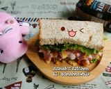 รูปขั้นตอนการทำที่ 2 ของ แซนวิชไก่ฉีกโยเกิร์ตสตรอเบอรี่