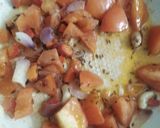 A picture of step 1 of Tomato Meggi soup.