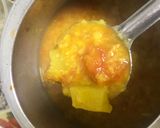 A picture of step 1 of Burnt Garlic Dal and vegetables soup.