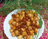 A picture of step 5 of Chatpata Makhana.