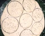 A picture of step 2 of Maida suji Papdi for chaat.