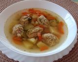 Zöldségleves májkrémes grízgaluskával #gluténmentes recept fázis 8 fotója