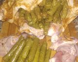 صورة لخطوة 3 من وصفة دجاج محشي ورق عنب 😍😍😍