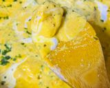 A picture of step 3 of Shahi paneer.
