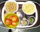 टमाटर और चने की चाट (tamatar aur chane ki chaat recipe in Hindi) रेसिपी चरण 1 फोटो