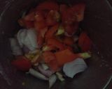 A picture of step 3 of Mangodi curry.