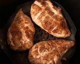 A picture of step 6 of Air fried chicken breasts.