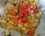 A picture of step 2 of Spiced Noodles.