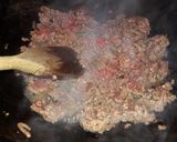 A picture of step 2 of My burrito beef rice.