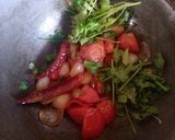 A picture of step 4 of Healthy Raagi Dosa with spicy Tomato chutney.