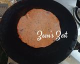 A picture of step 2 of Beetroot Dill Greens Parathas.