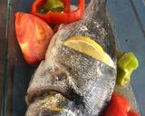 Foto del paso 6 de la receta: Dorada al horno muy jardinera