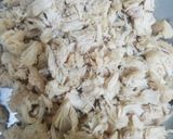 A picture of step 8 of Chicken corn soup.