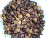 A picture of step 2 of Black Pearl Fruity Chaat.