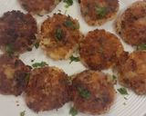 A picture of step 3 of Aloo tikki.