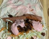 A picture of step 5 of Beef and sausage Shawarma.