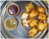 A picture of step 5 of Crispy Urad dal Vada.