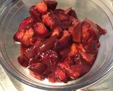 Une image de l'étape 1 de Compote de pommes et pêches de vigne.