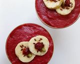 A picture of step 5 of Red Banana Beetroot Smoothie.