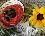 Une image de l'étape 3 de Sauce aux deux poivrons. Rouge et vert.