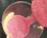 A picture of step 5 of Layered P & P Mocktail.