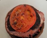 A picture of step 3 of My Breakfast stuffed Mushroom. 😁.