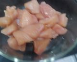 A picture of step 1 of Chicken samosa skewers.