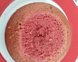 A picture of step 19 of Red valvet eggless cake in cooker.