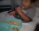 Foto del paso 10 de la receta: Mostacholi con salsa carbonara (para mi hijo menor y mi señora) 😂