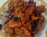 Foto langkah ke 8 dari resep Ayam masak cabai kering.