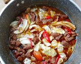 Foto langkah ke 8 dari resep Tongseng kambing simpel.
