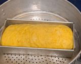 Foto langkah ke 5 dari resep Roti Kukus Pontianak Labu Parang Isi Keju.