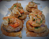 Foto del paso 5 de la receta: Pincho de champiñones 🍄‍🟫🦐