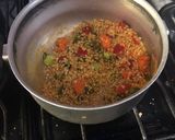 Foto del paso 2 de la receta: Risotto de arroz integral con cúrcuma y vegetales
