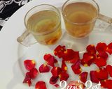 A picture of step 3 of Fresh Rose Tea.