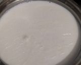 A picture of step 1 of RAS MALAI 🌸.
