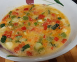 Foto del paso 3 de la receta: Tortilla de pimientos, calabacín y zanahoria
