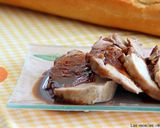 Foto del paso 4 de la receta: Lomo de cerdo a la miel en salsa de soja y naranja