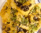 A picture of step 7 of Khaman Dhokla.