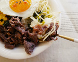 兒童版「小熊韓式牛肉拌飯」營養滿滿好美味。的食譜步驟7照片
