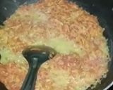 A picture of step 3 of Gajar ka halwa with milkmaid.