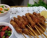 Foto langkah ke 7 dari resep Sate Ayam Special Teflon.