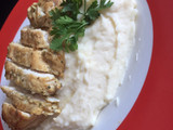 Pollo en puré de papas