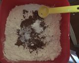 Foto langkah ke 3 dari resep Steamed chocolate chesee cake.