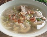 Foto langkah ke 4 dari resep Sop Bakso Tauge.