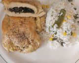 Foto del paso 5 de la receta: Pechugas Poblanas rellenas de Huitlacoche