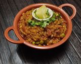 A picture of step 7 of Lauki ka bharta.